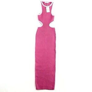 Runway scout midi/maxi knit dress with cutouts
